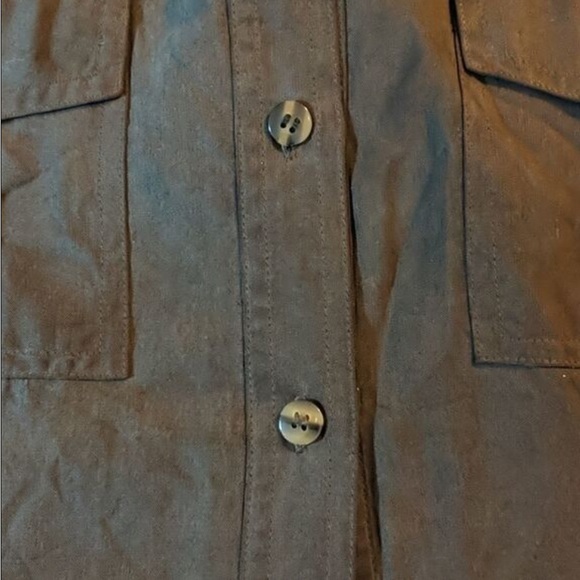 Ann Taylor Silk Button Down Shirt Dress Great For Work Or School! - Picture 6 of 8